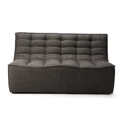 Canapé N701 - 2 Places - Gris foncé
