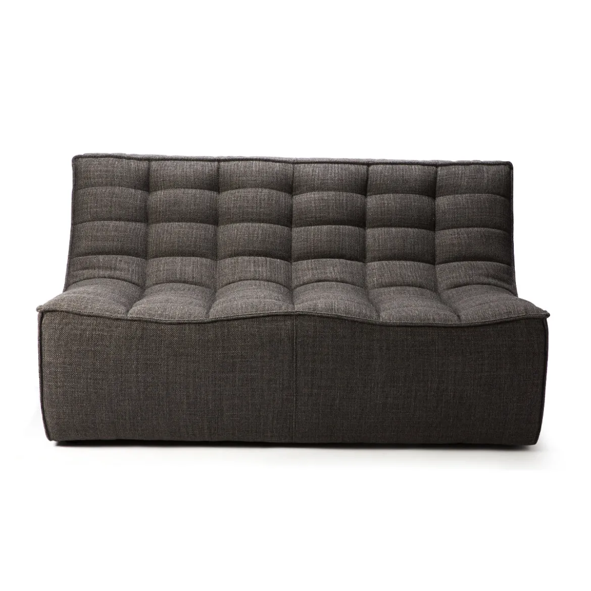 Canapé N701 - 2 Places - Gris foncé