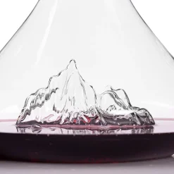 Carafe à vin topographic Mont Blanc