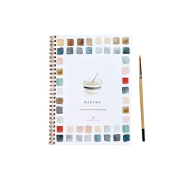 Carnet d'aquarelle - Baking