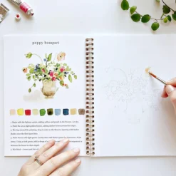 Carnet d'aquarelle - Bouquet