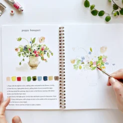 Carnet d'aquarelle - Bouquet