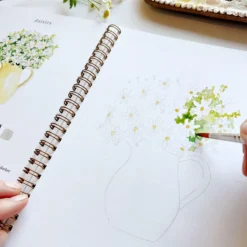 Carnet d'aquarelle - Flowers