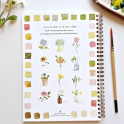 Carnet d'aquarelle - Flowers