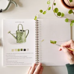 Carnet d'aquarelle - Garden