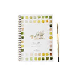 Carnet d'aquarelle - Garden