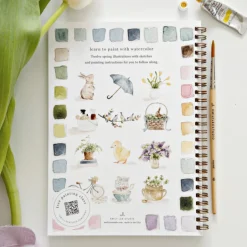 Carnet d'aquarelle - Spring