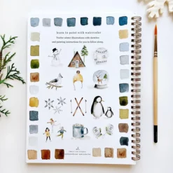 Carnet d'aquarelle - Winter
