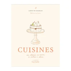 Carnet de coloriage Cuisines - Zoé de Las Cases
