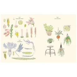 Carnet de coloriage et de stickers Le jardin - Zoé de Las Cases
