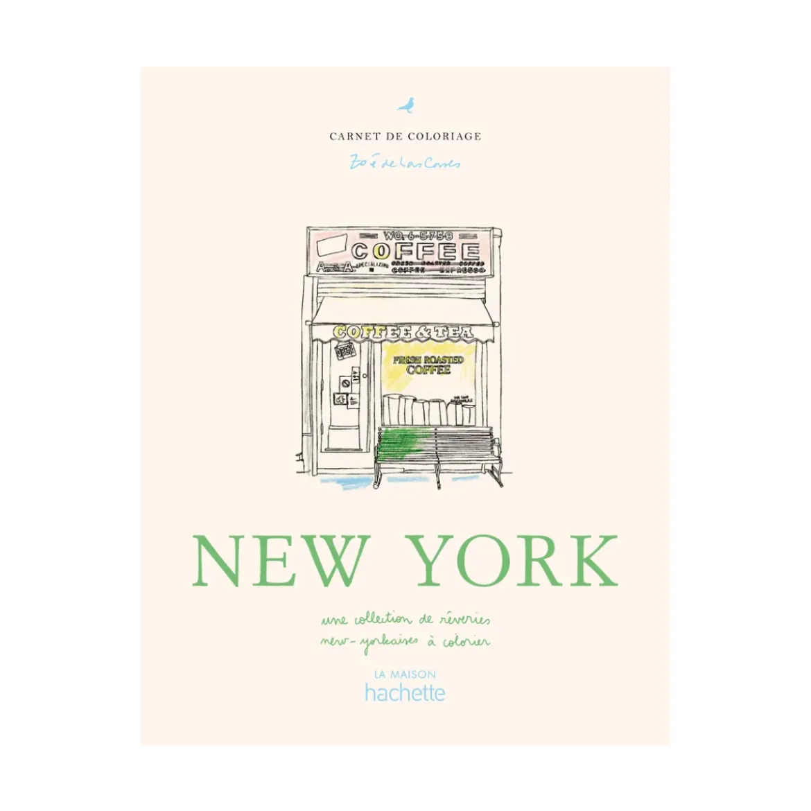Carnet de coloriage New York - Zoé de Las Cases
