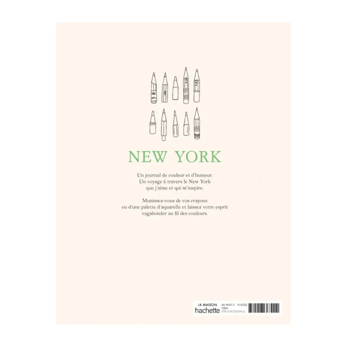 Carnet de coloriage New York - Zoé de Las Cases