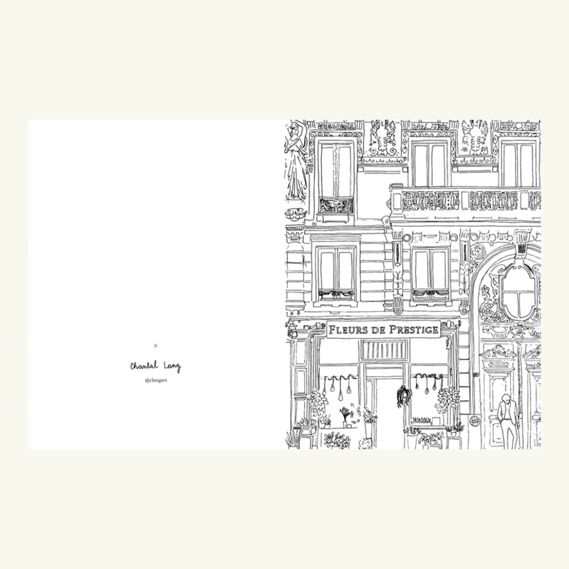 Carnet de coloriage Paris - Zoé de Las Cases