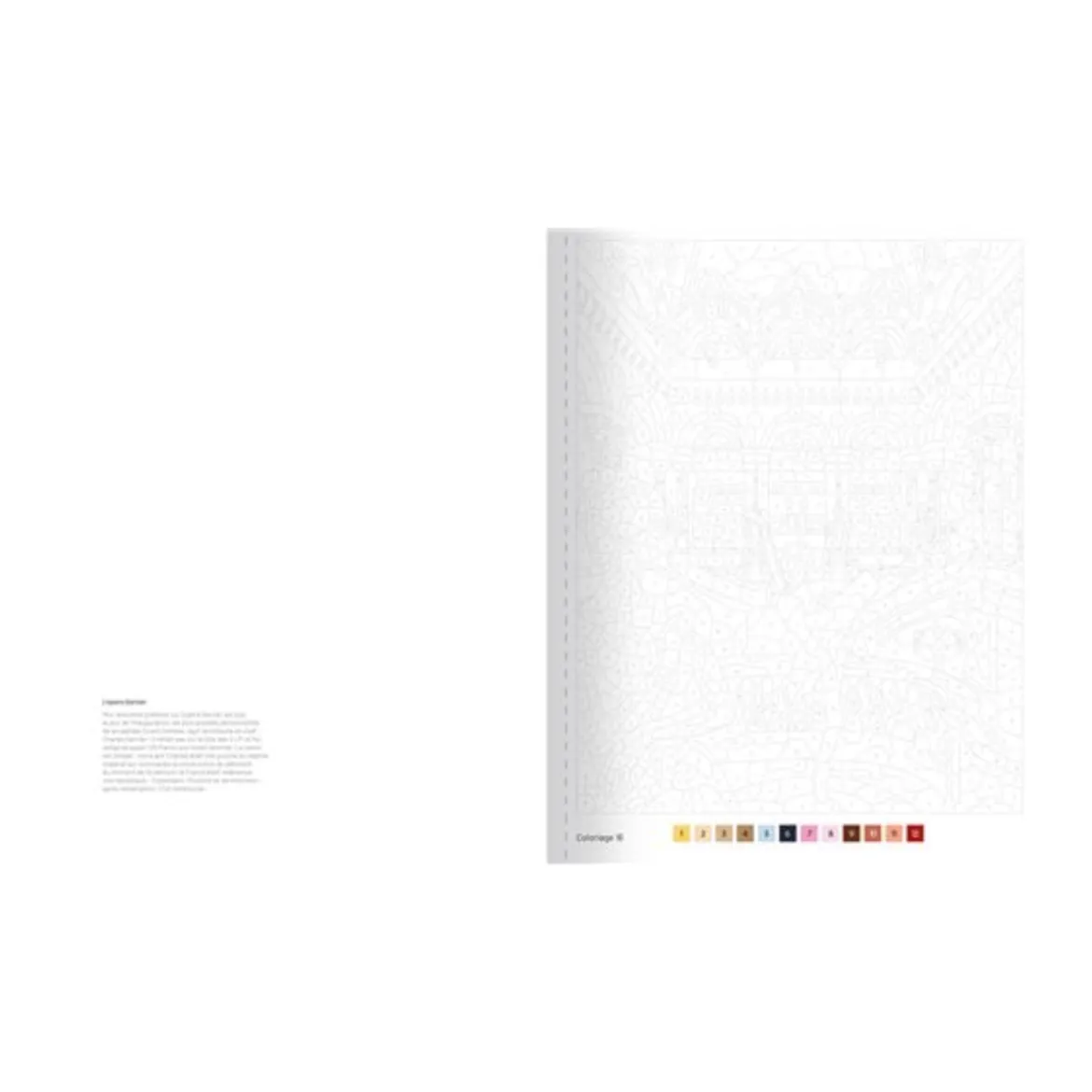 Carnet de coloriages au numéro - Paris