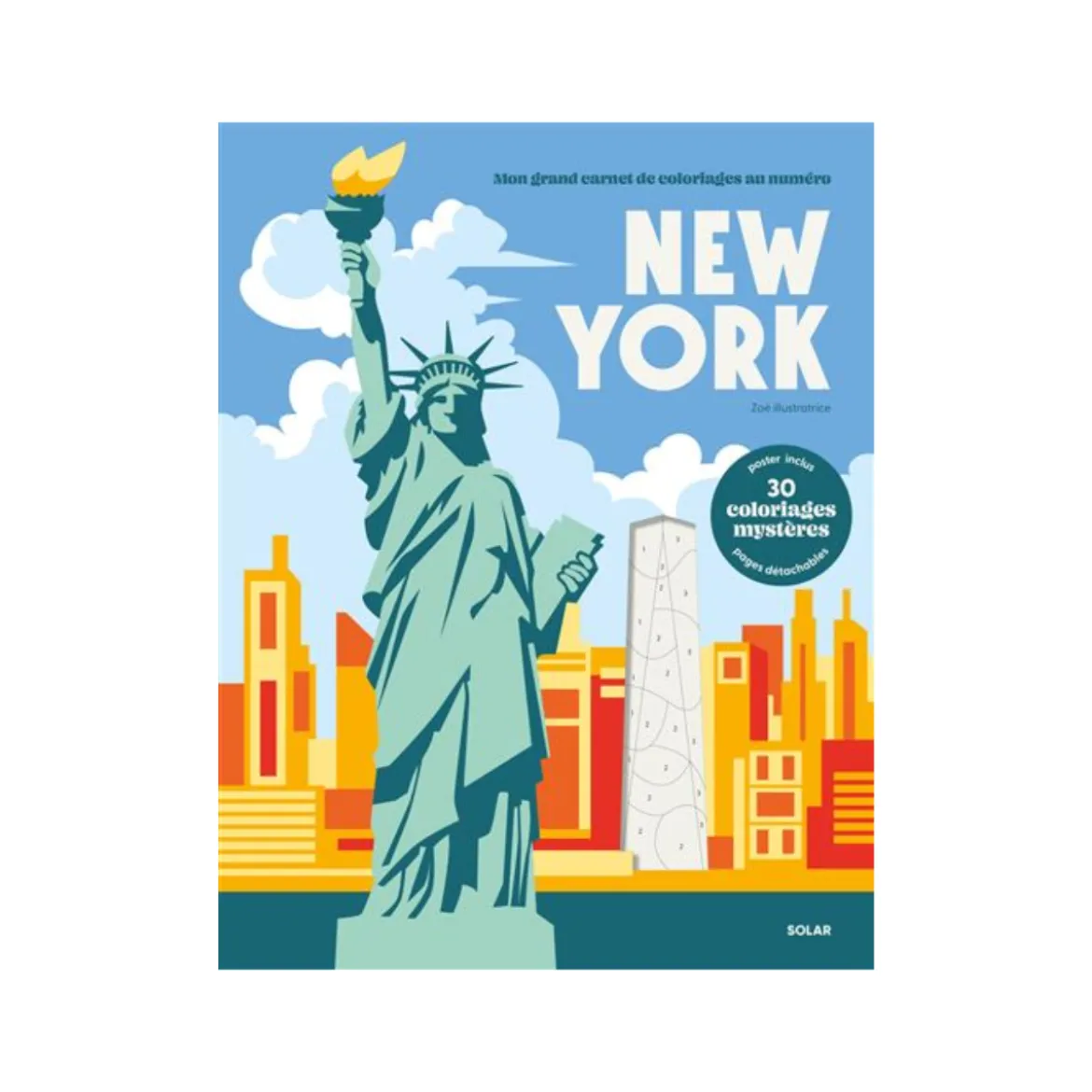 Carnet de coloriages au numéro - New York