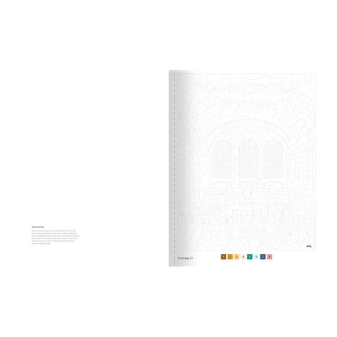 Carnet de coloriages au numéro - New York
