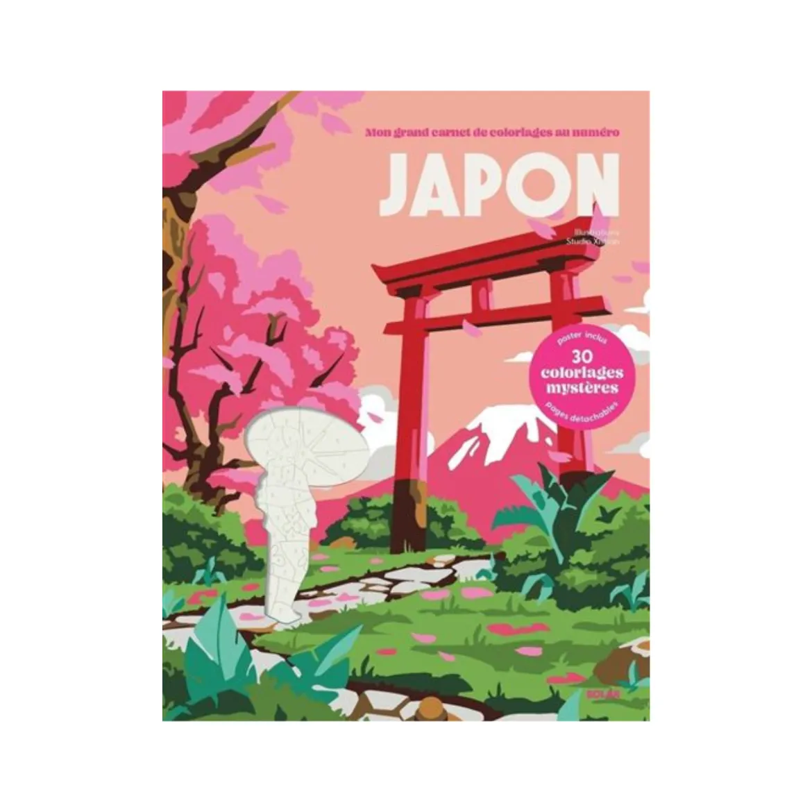 Carnet de coloriages au numéro - Japon