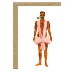 Carte de vœux Man gift