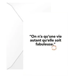 Carte Postale Loic Prigent On n'a qu'une vie