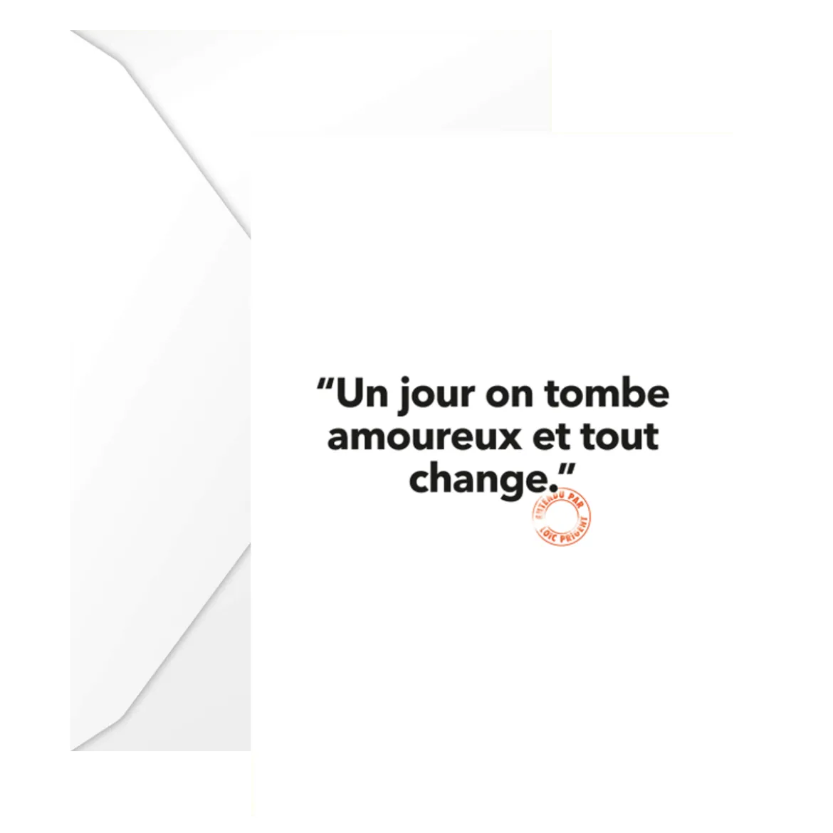 Carte Postale Un Jour On Tombe Amoureux