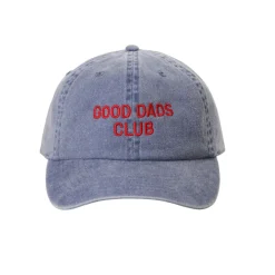 Casquette Baseball Brodée Good Dads Club - Bleu Gris