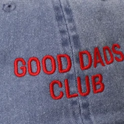 Casquette Baseball Brodée Good Dads Club - Bleu Gris