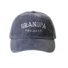 Casquette Baseball Brodée Grandpa - Bleu