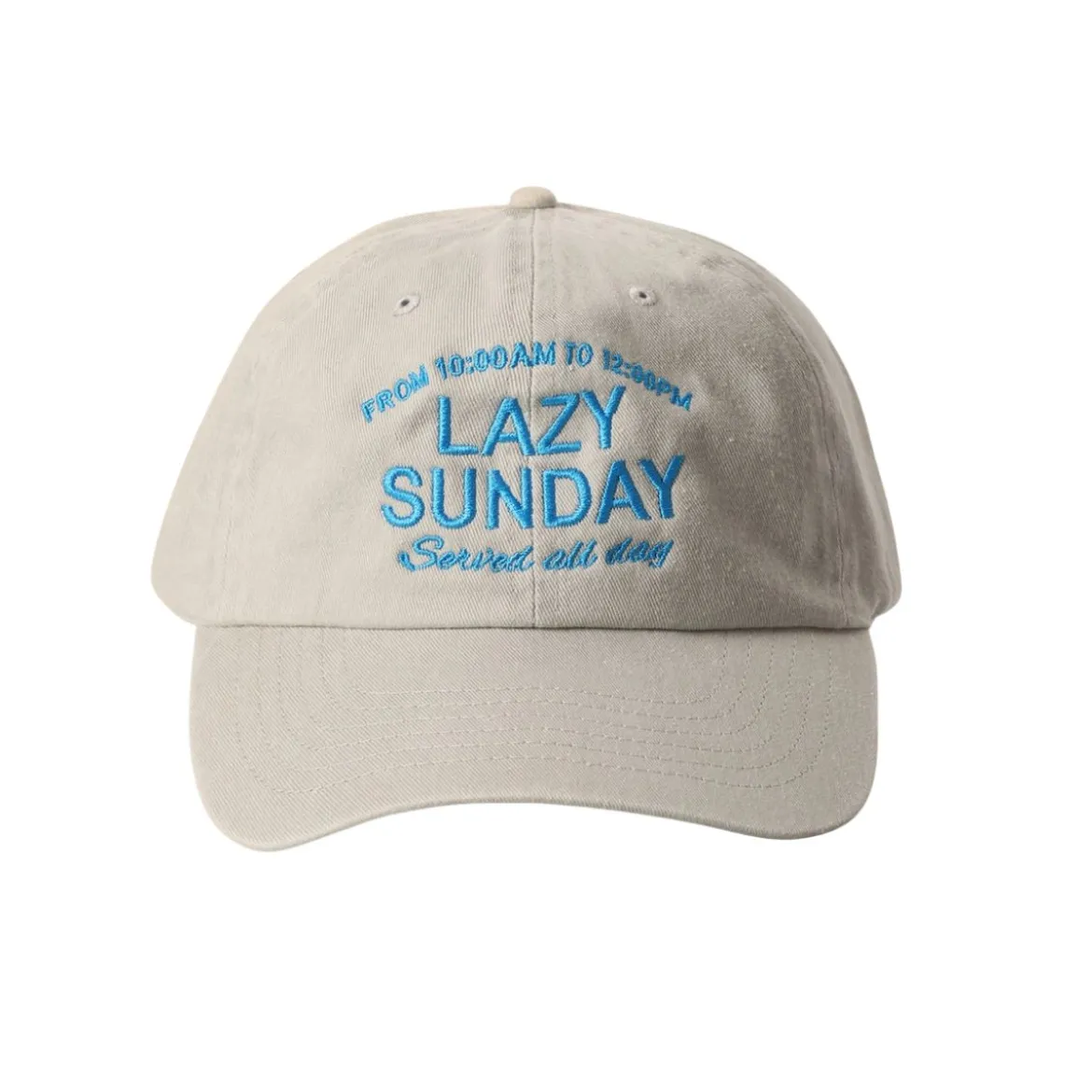 Casquette Baseball Brodée Lazy Sunday