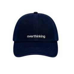 Casquette Baseball Denim Overthinking - Dark Blue