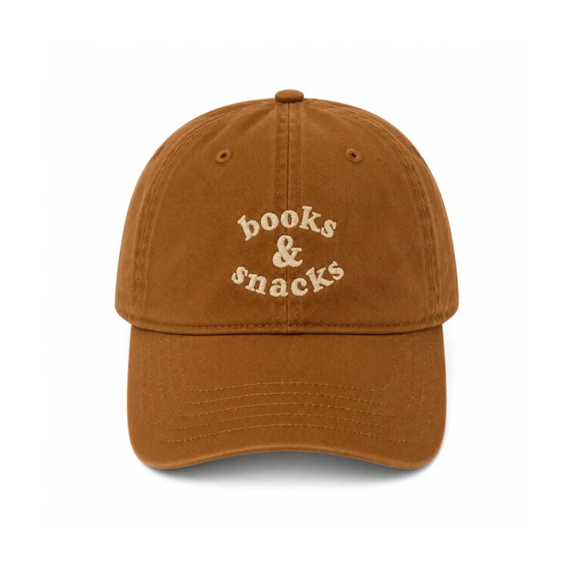 Casquette - Books & Snacks Tan