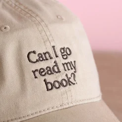 Casquette - Can I Go Read My Book - Sable