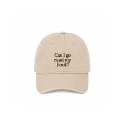 Casquette - Can I Go Read My Book - Sable