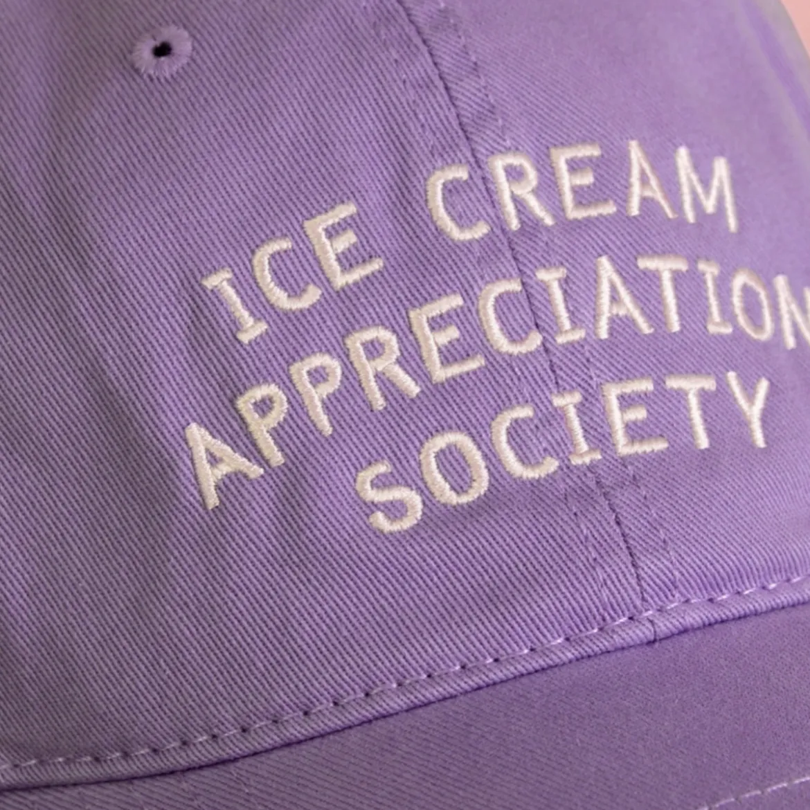 Casquette - Ice Cream Appreciation Society Lavande