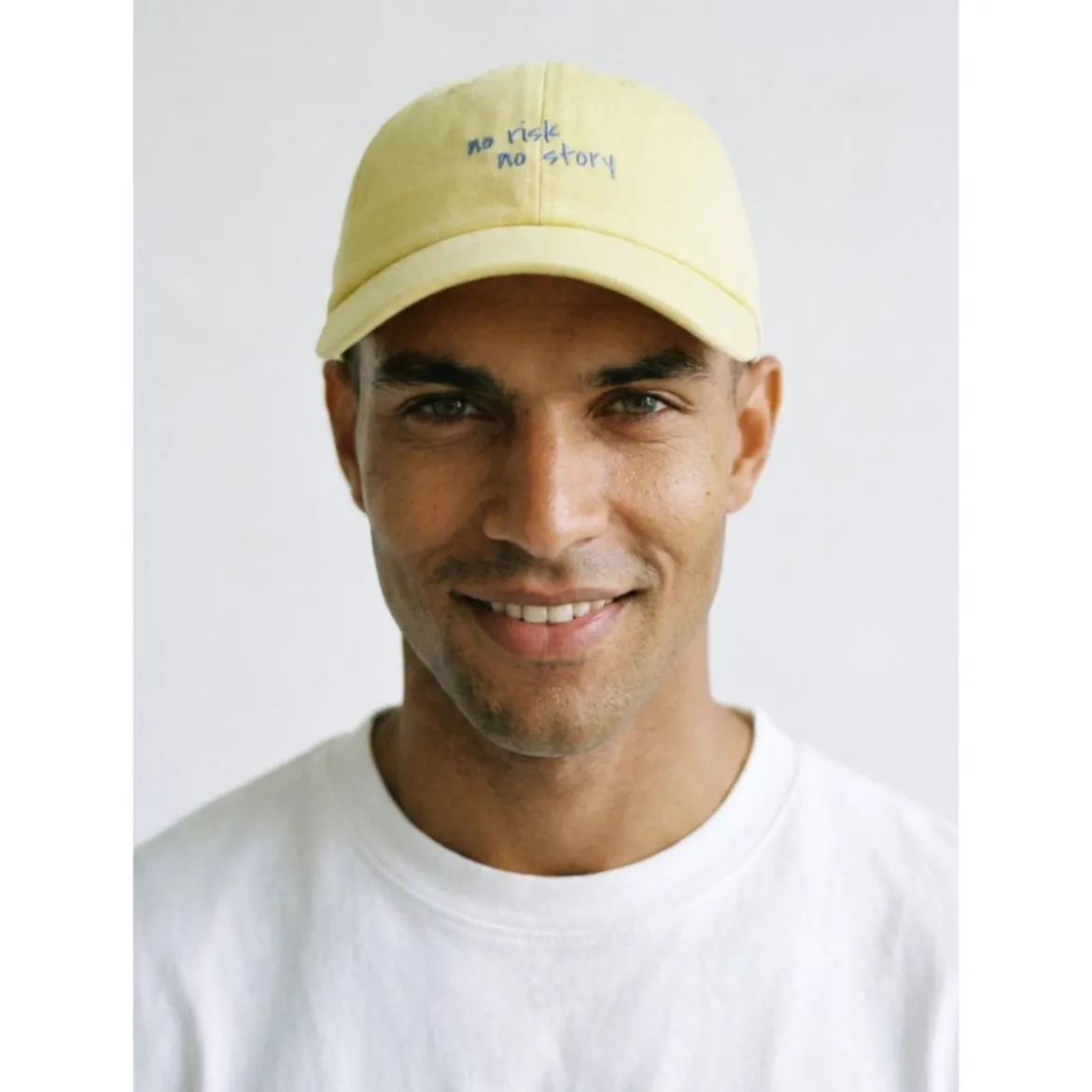 Casquette No Risk No Story - Butter Yellow