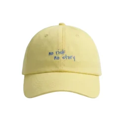 Casquette No Risk No Story - Butter Yellow