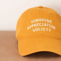 Casquette - Sunshine Appreciation Society Jaune