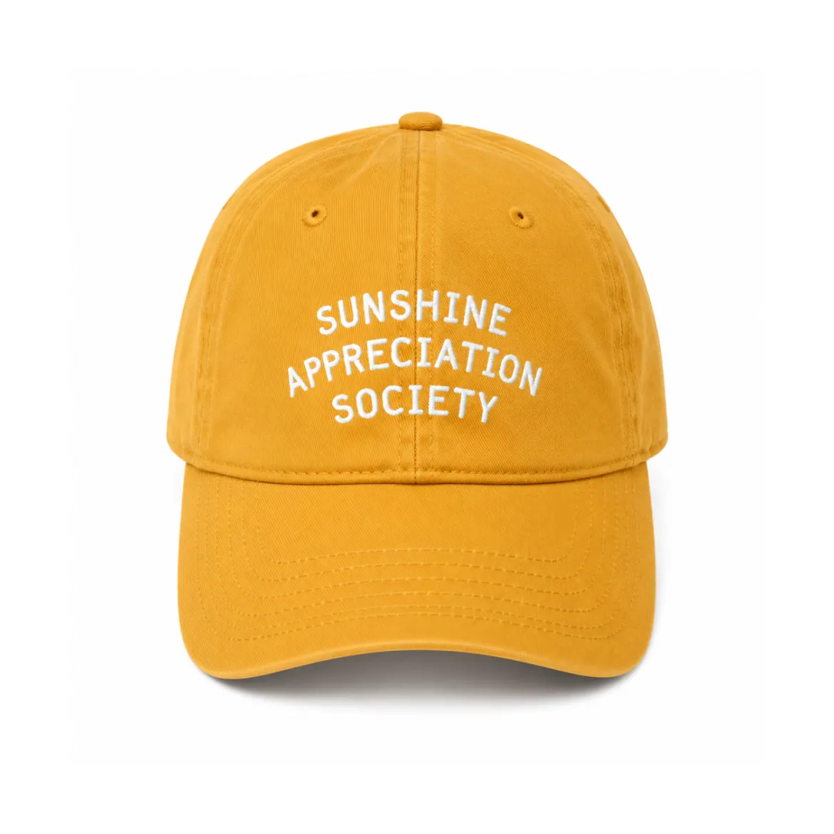 Casquette - Sunshine Appreciation Society Jaune