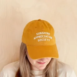 Casquette - Sunshine Appreciation Society Jaune