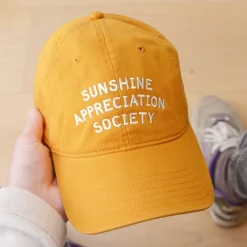 Casquette - Sunshine Appreciation Society Jaune