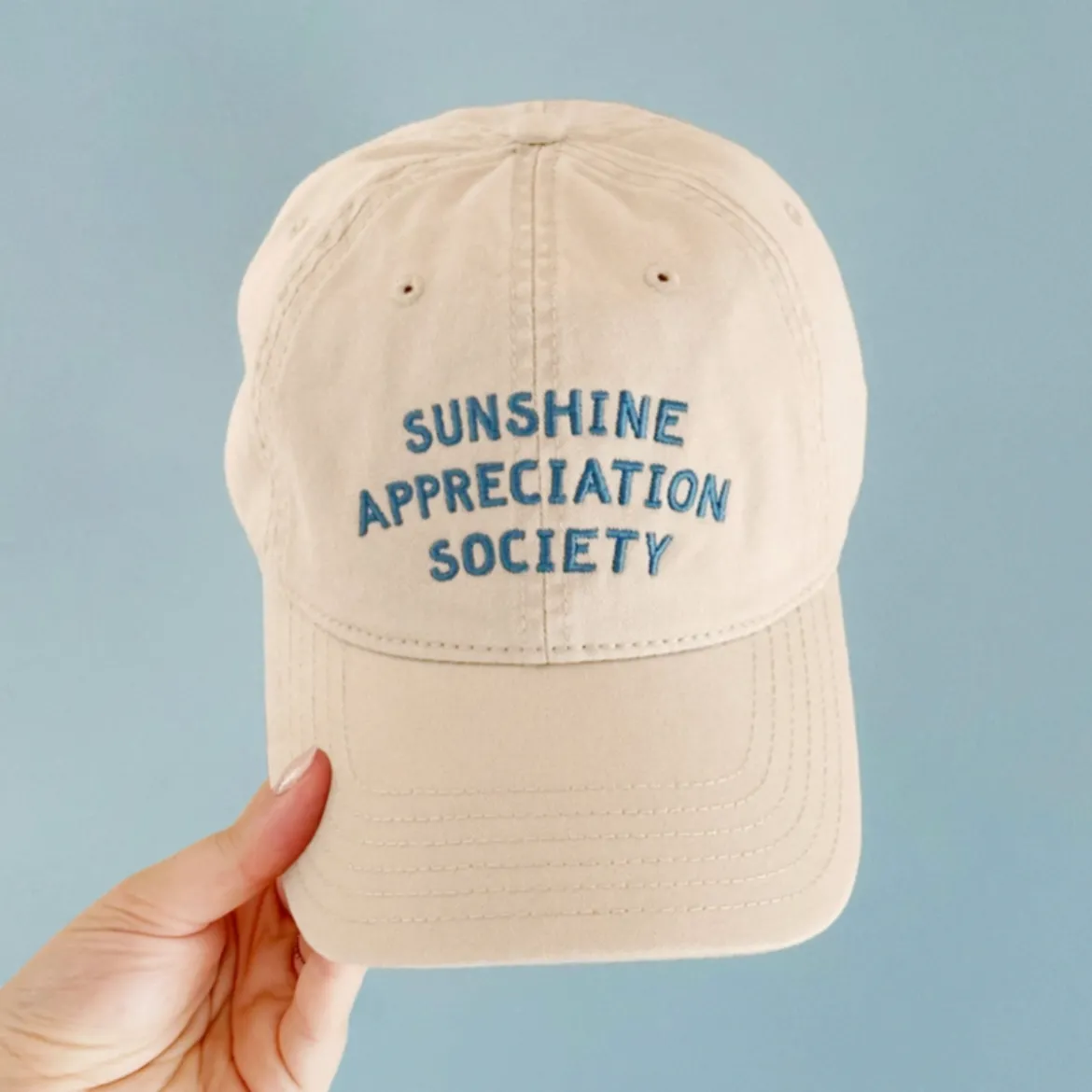 Casquette - Sunshine Appreciation Society - Blanc cassé