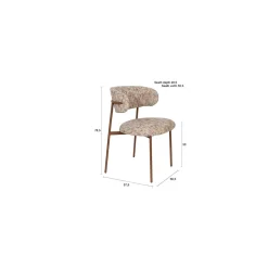 Chaise Claes - Multicolore
