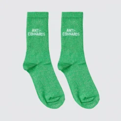 Chaussettes Anti-Connards à paillettes 36/40 - Vert