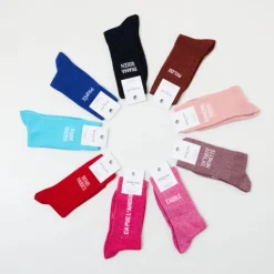 Chaussettes Ça Pue l'Amour Paillettes 36/40 - Rose