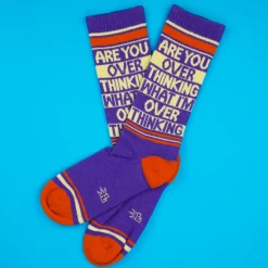 Chaussettes "Are You Overthinking What I'm Overthinking ?"