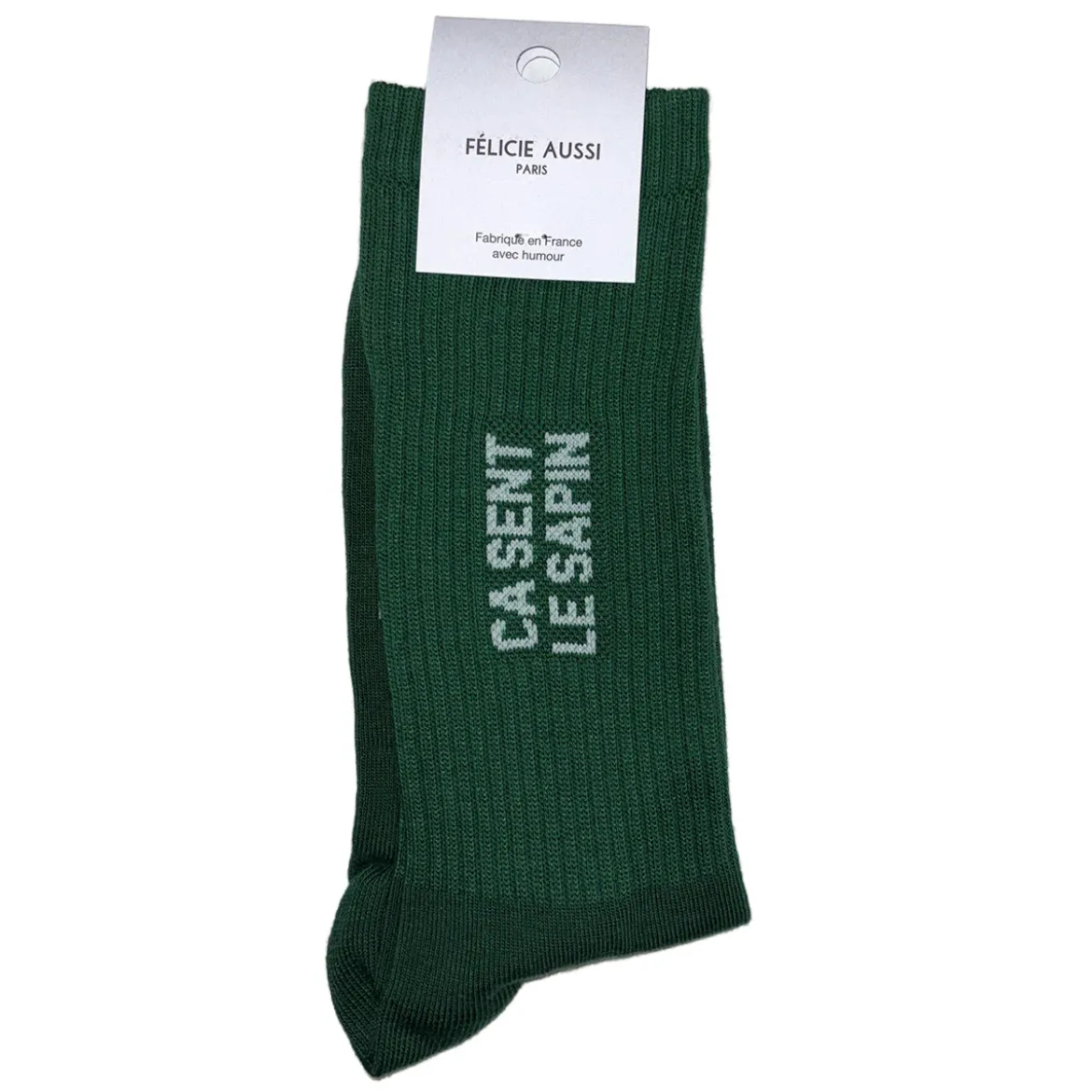 Chaussettes ça sent le sapin - Vert bouteille