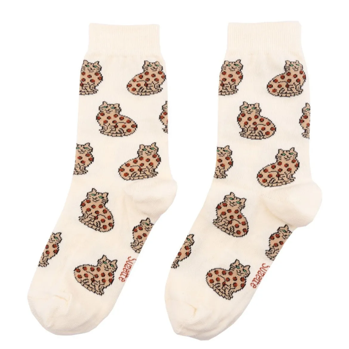 Chaussettes Chat Bengal - Jaune