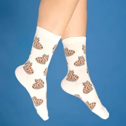 Chaussettes Chat Bengal - Jaune