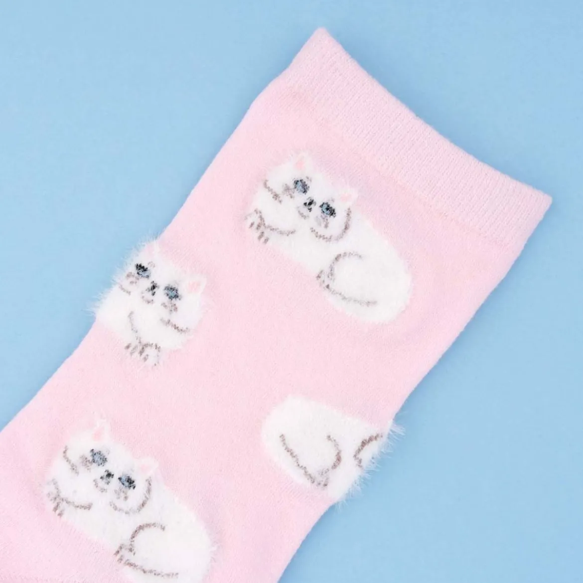 Chaussettes Chat Persan - Rose