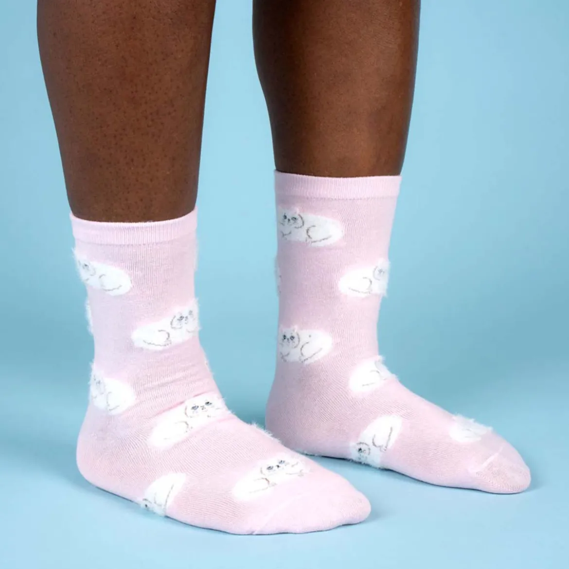 Chaussettes Chat Persan - Rose
