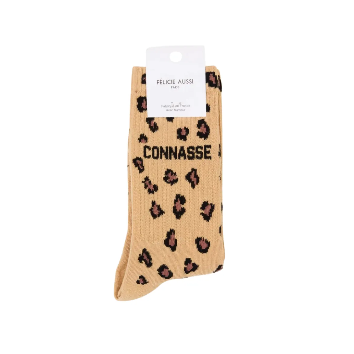 Chaussettes Connasse 36/40 - Léopard